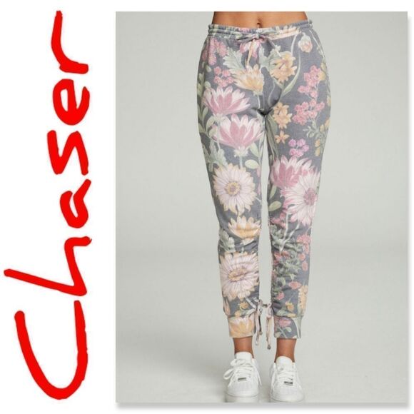 NWT Chaser Drawstring Shirred Cuffed Slim Jogger in OFF WHITE - Picture 1 of 10